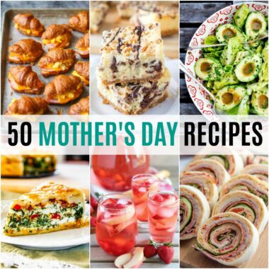 Whether it's being prepared by the kids or Dad, you'll find the perfect dish! Take the mystery out of making Mom smile these 50 Mother's Day Recipes!