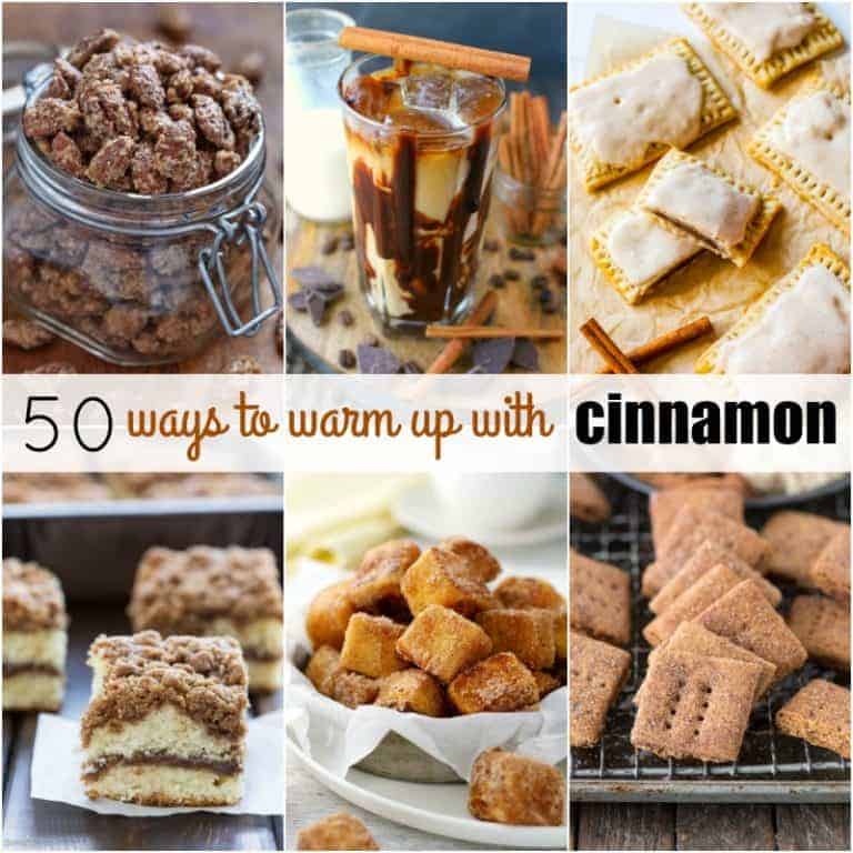 Baking spices always bring a feeling of love and comfort into my kitchen. These 50 WAYS TO WARM UP WITH CINNAMON will give you all the warm fuzzies!