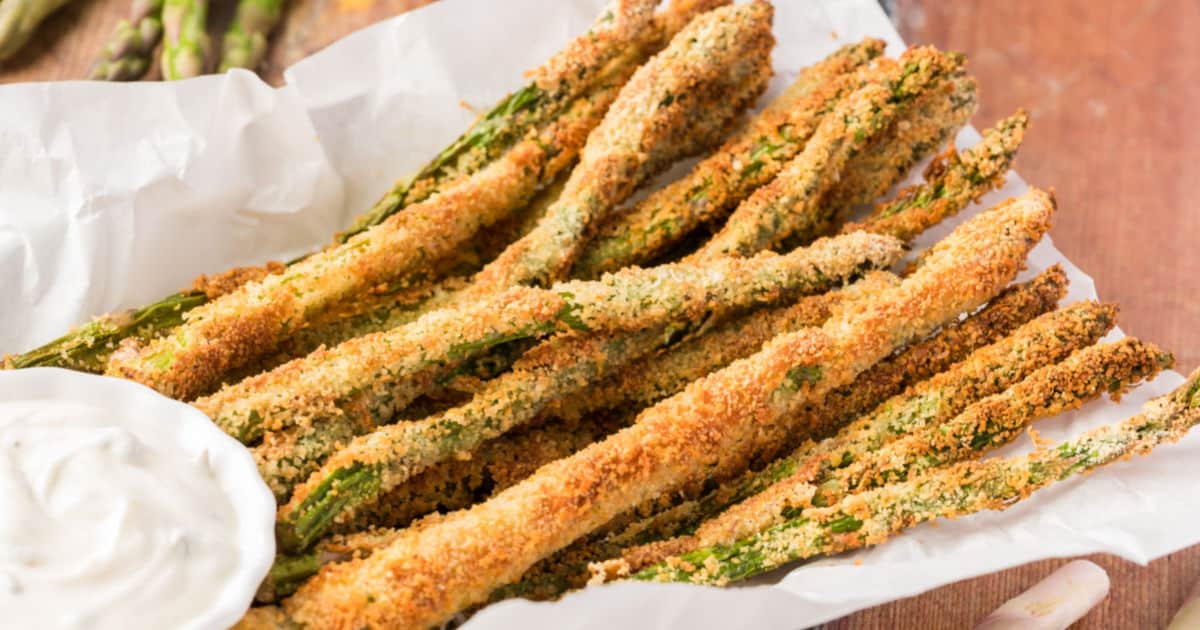 Air Fryer Asparagus Fries ⋆ Real Housemoms