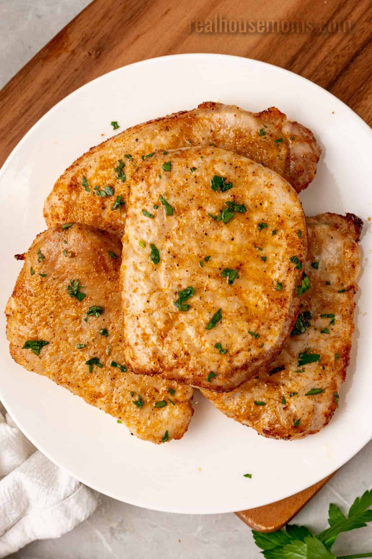 Air Fryer Boneless Pork Chops ⋆ Real Housemoms