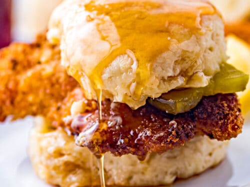 Fried Chicken Ice Cream Sandwich with a drizzle of maple syrup : r