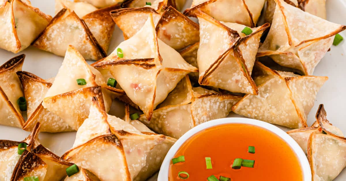 Air Fryer Crab Rangoon ⋆ Real Housemoms