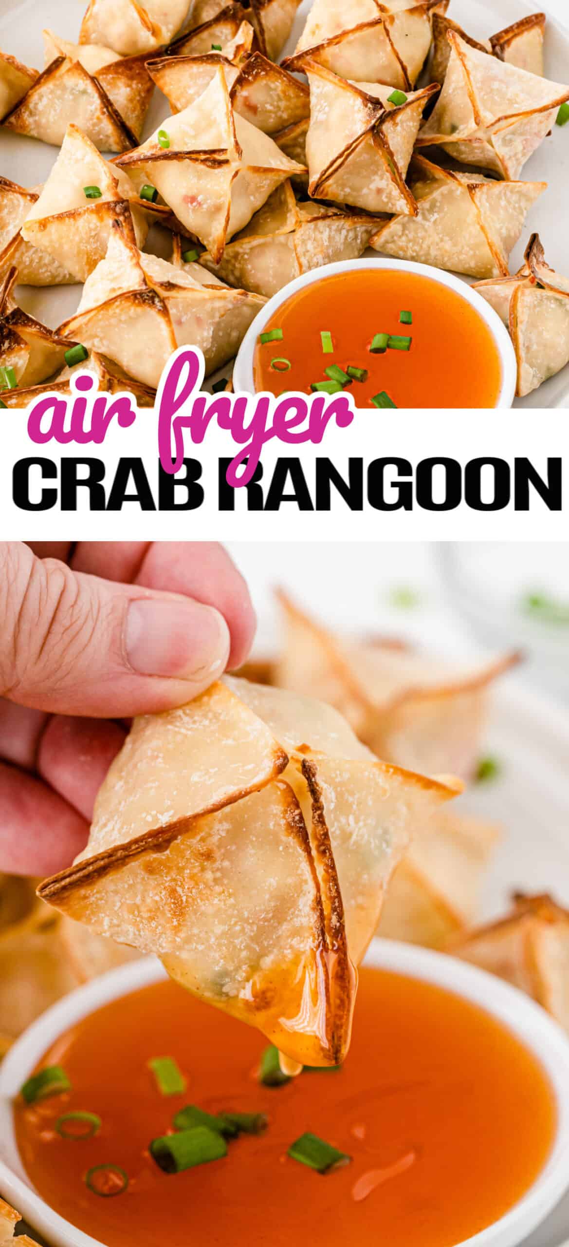 Air Fryer Crab Rangoon ⋆ Real Housemoms