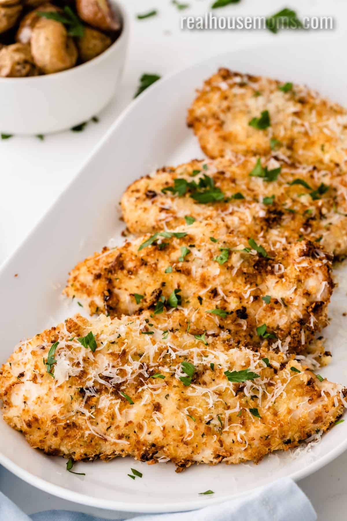 Air Fryer Parmesan Crusted Chicken IC 5