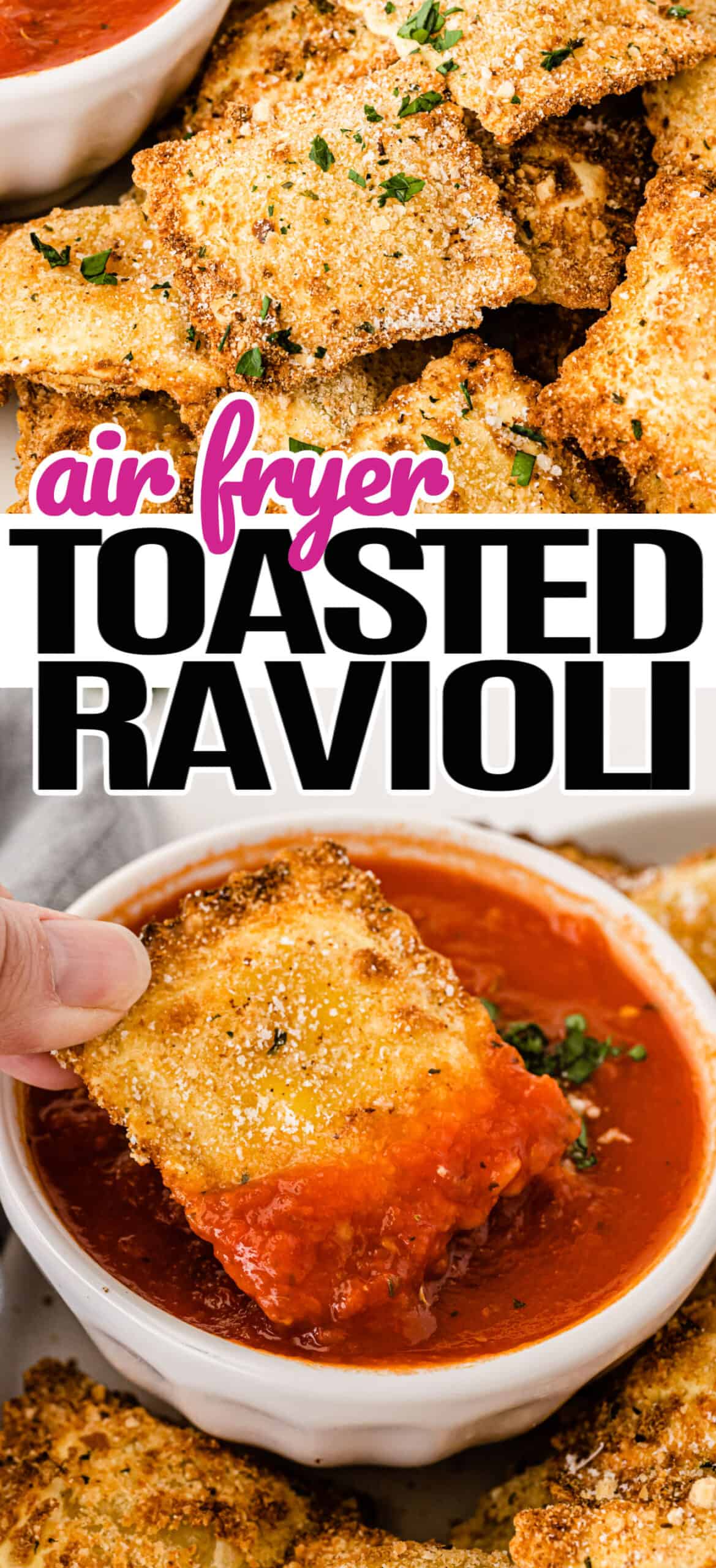 Air Fryer Toasted Ravioli ⋆ Real Housemoms