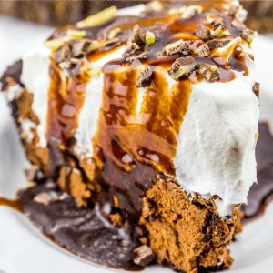 Full of creamy chocolate and fresh peppermint flavors this Andes Mint Pie is a fun flavorful and EASY dessert that you must make!