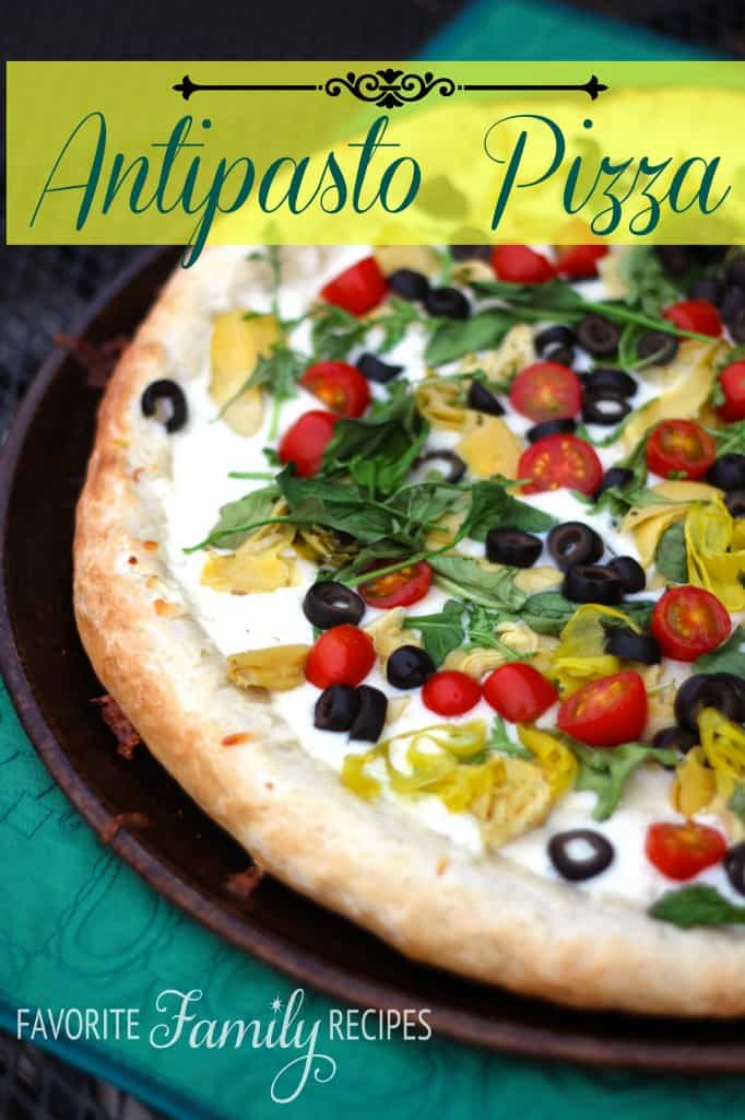 Antipasto Pizza - Favorite Family Recipes