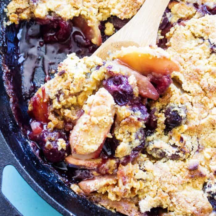 Apple Cherry Cobbler ⋆ Real Housemoms