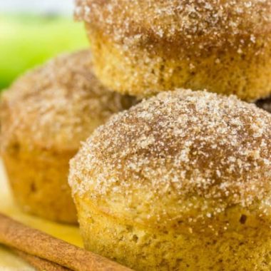 Moist, tart and sweet these Apple Cider Muffins are a perfectly easy and quick Fall breakfast treat that you'll want to add to your menu!