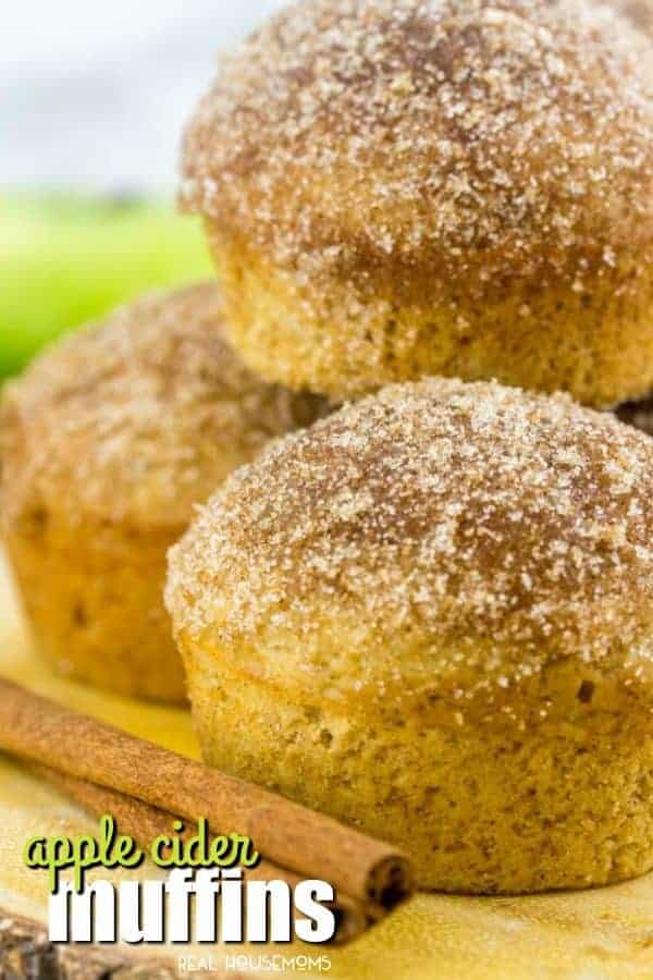 Moist, tart and sweet these Apple Cider Muffins are a perfectly easy and quick Fall breakfast treat that you'll want to add to your menu!