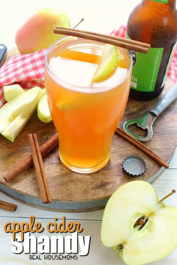 If you can't get enough apple cider, why not make an Apple Cider Shandy? This amazing hard cider cocktail has just 3 ingredients and is a fantastic way to enjoy apple cider in one glorious fall drink!