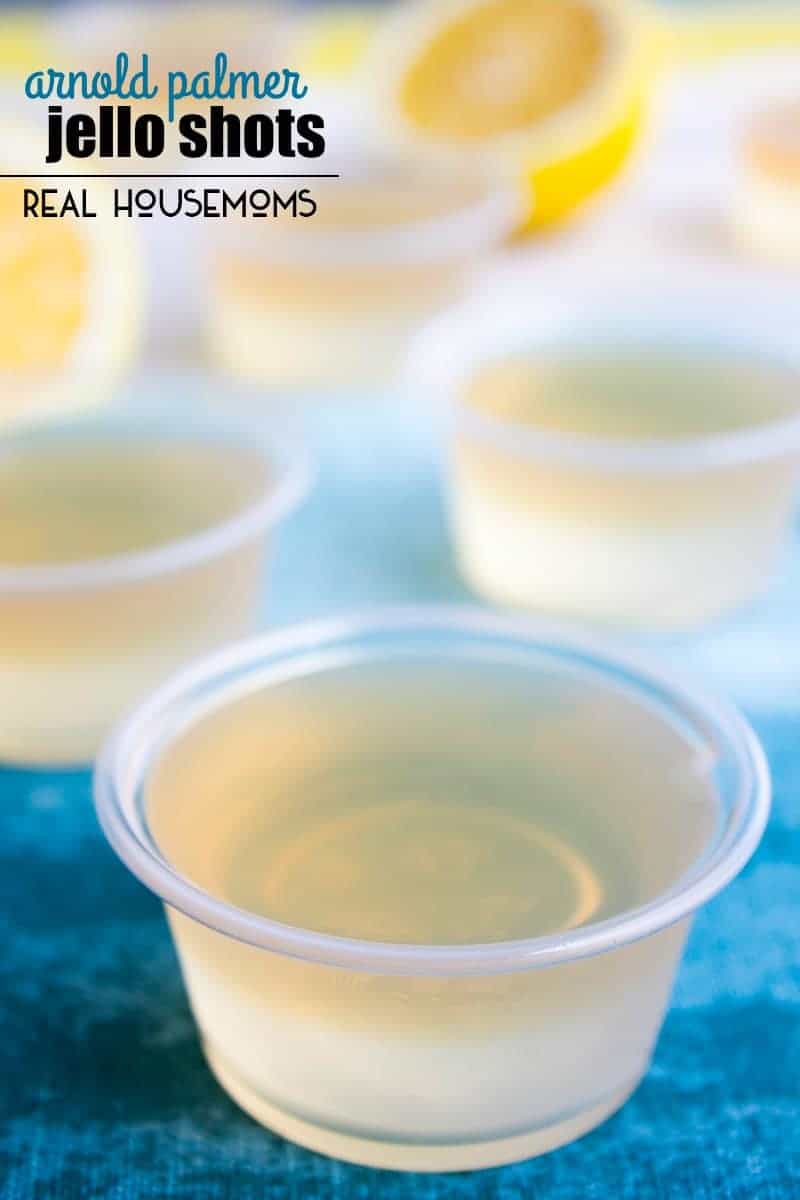 ARNOLD PLAMER JELLO SHOTS are a classic summer drink turned fun party shot!