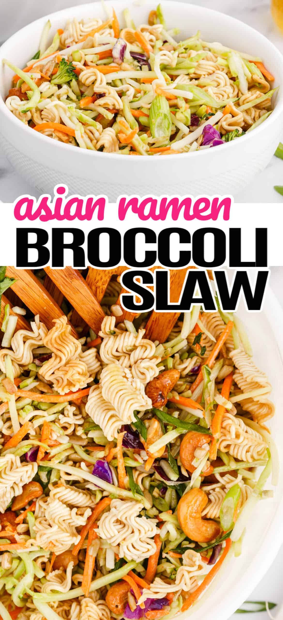 Asian Ramen Broccoli Slaw ⋆ Real Housemoms