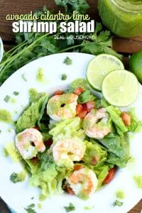 You have to try this Avocado Cilantro Lime Shrimp Salad! It’s light, fresh and super flavorful - not to mention low-carb and gluten-free!