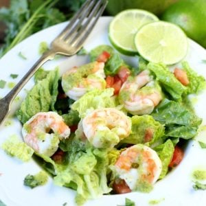 You have to try this Avocado Cilantro Lime Shrimp Salad! It’s light, fresh and super flavorful - not to mention low-carb and gluten-free!