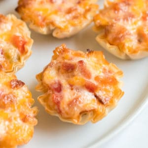 Bacon and Rotel Cups