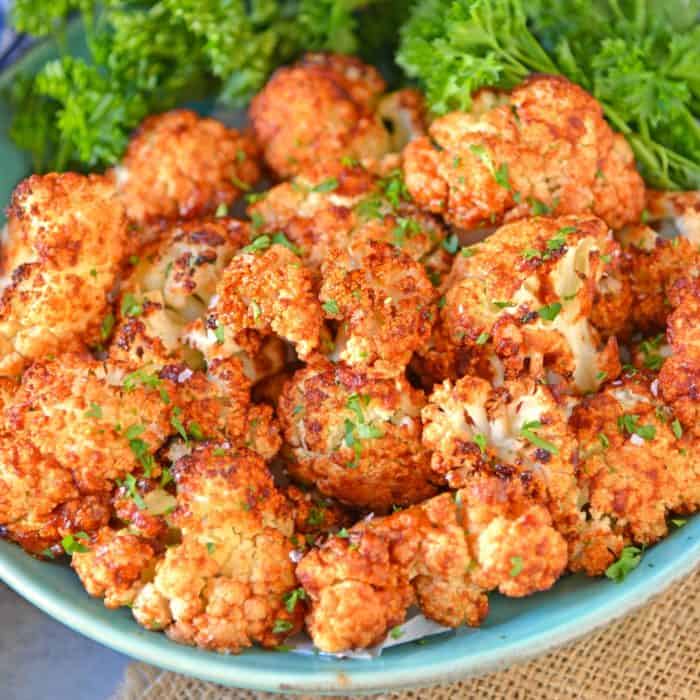 BBQ Cauliflower Bites ⋆ Real Housemoms