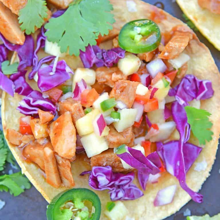 BBQ Pork Loin Tacos