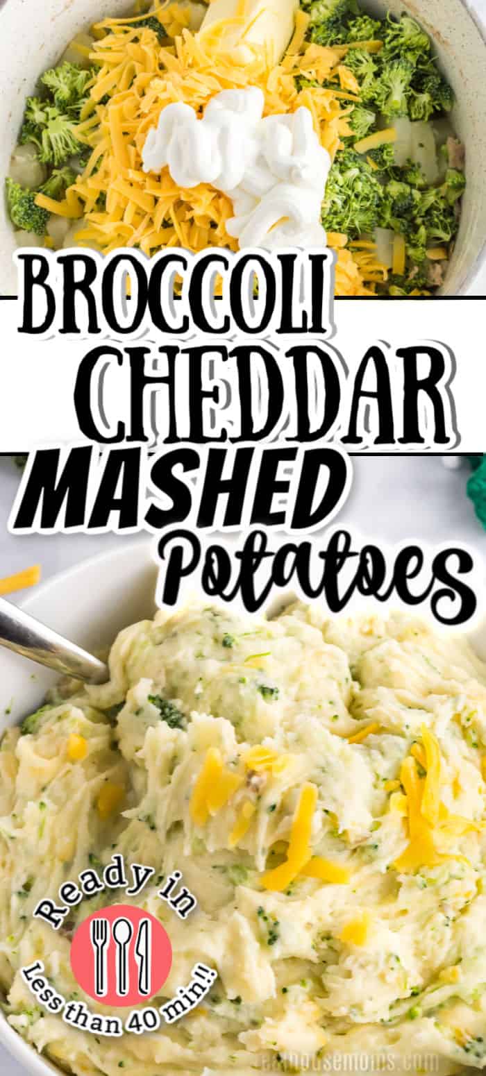 Broccoli Cheddar Mashed Potatoes ⋆ Real Housemoms