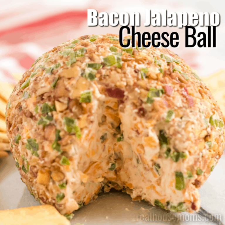 QUICK Bacon Jalapeño Cheese Ball ⋆ Real Housemoms