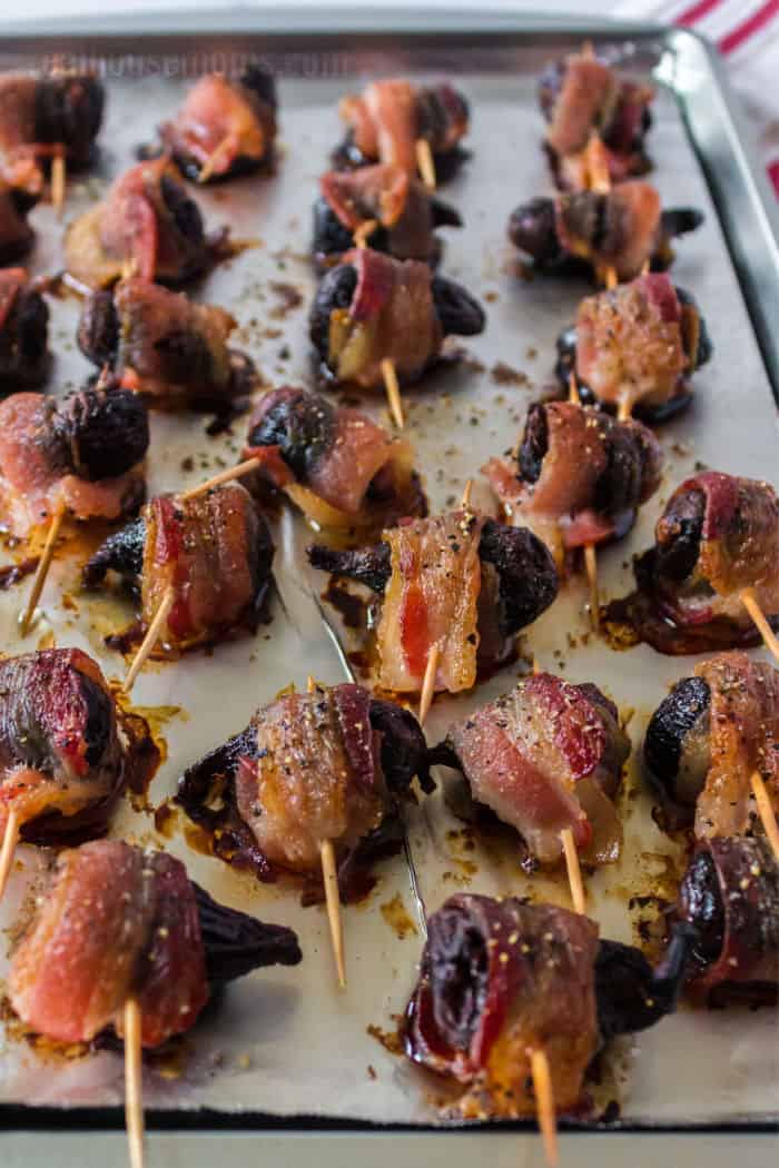 baked bacon wrapped figs
