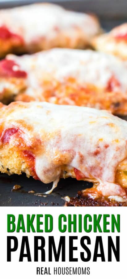 Baked Chicken Parmesan with Video ⋆ Real Housemoms