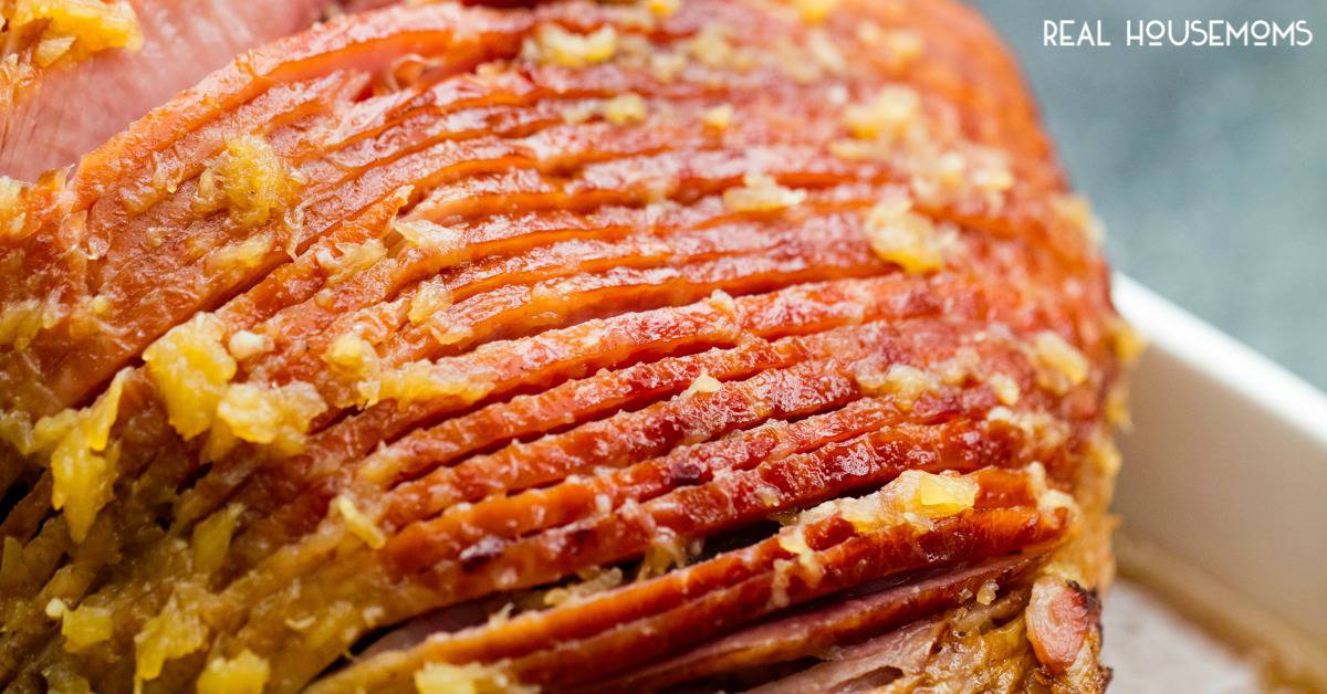 Tangy Pineapple Glazed Ham - Homemade Hooplah