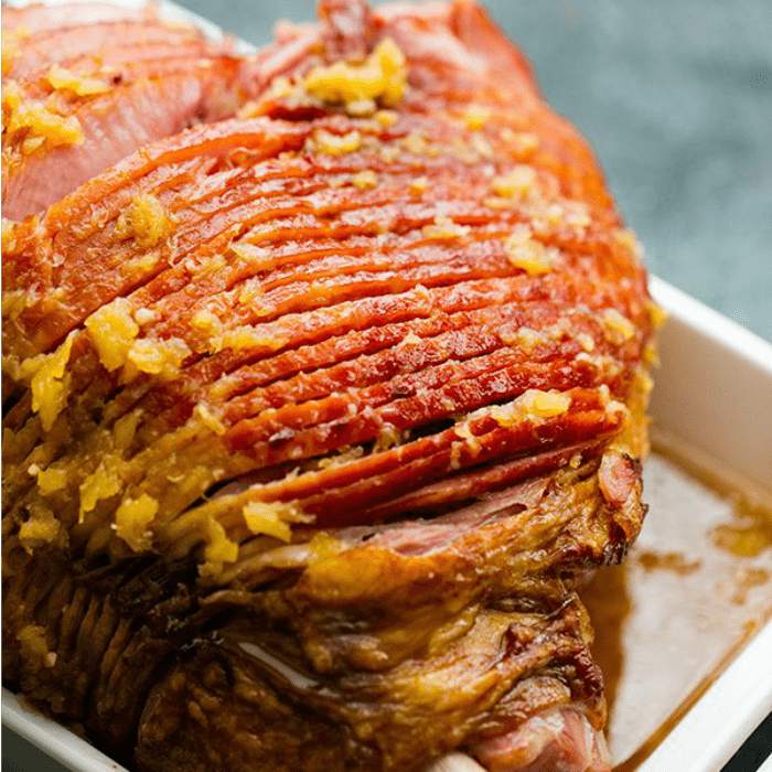 Tender and juicy Pineapple Glazed Baked Ham has the perfect blend of sweet and savory flavors. An easy recipe that will please your guests for the holidays!