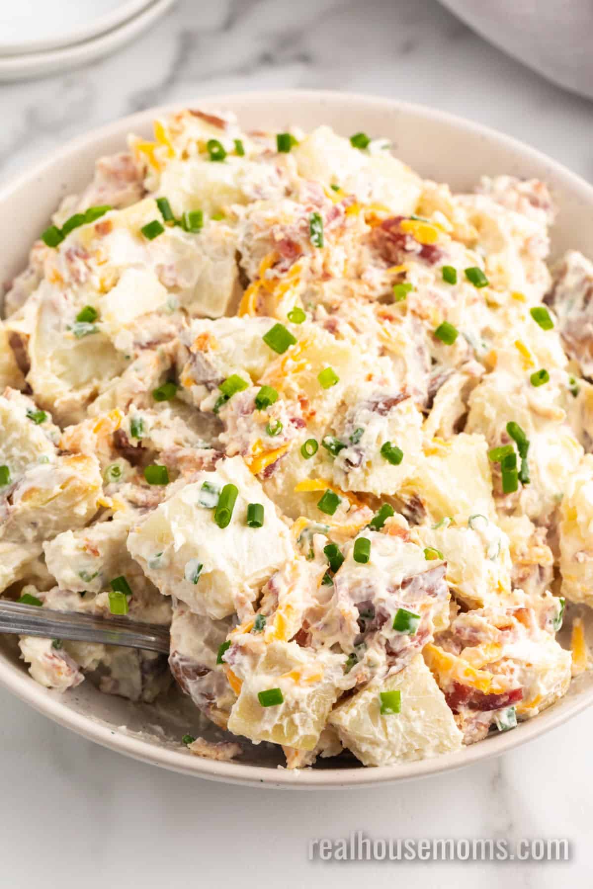 Baked Potato Salad ⋆ Real Housemoms