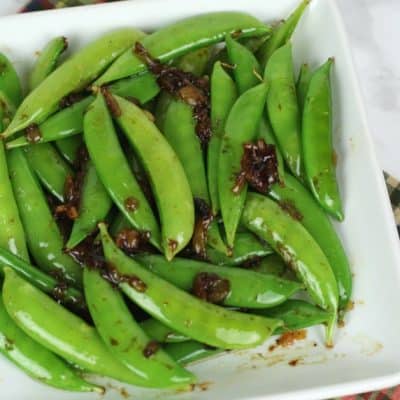 Balsamic Snap Peas - Real Housemoms