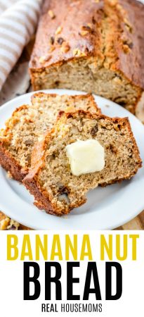 Banana Nut Bread ⋆ Real Housemoms