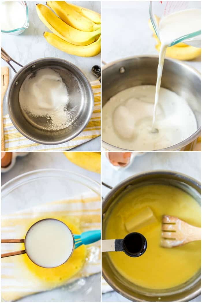 steps to make homemade vanilla pudding