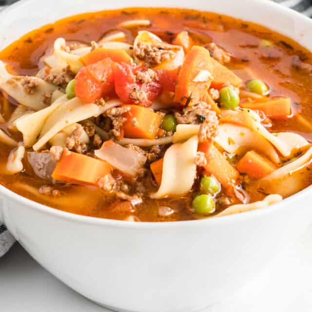 Hearty Beef Noodle Soup Recipe ⋆ Real Housemoms