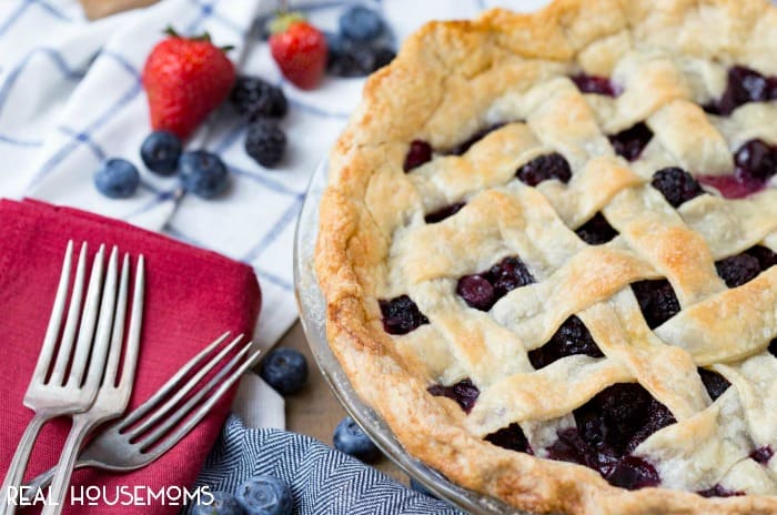 Berry Pie- Easy Dessert- Real Housemoms