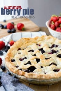 Everyone loves a summer Berry Pie! The berries are fresh and it's a simple way to enjoy the summer flavors!