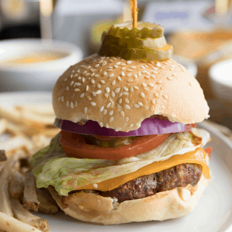Keep your party simple with this Best Ever Burger Bar & my favorite Best Burger Recipe! Everyone will feel like their own personal chef!