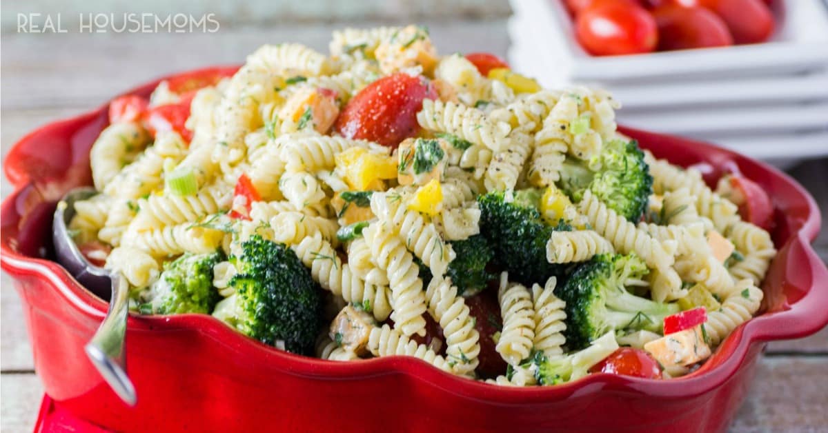 cream cheese dressing for pasta salad Creamy Pasta Salad Recipe