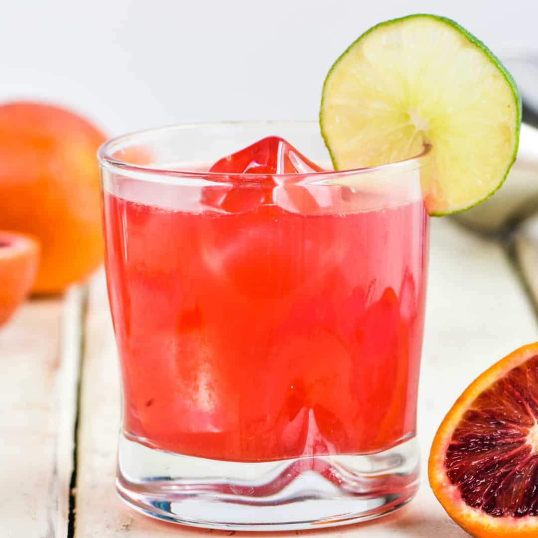 Take your normal margarita up 17 notches with this Blood Orange Margarita!  It is as pretty as it is totally boozy and delicious!