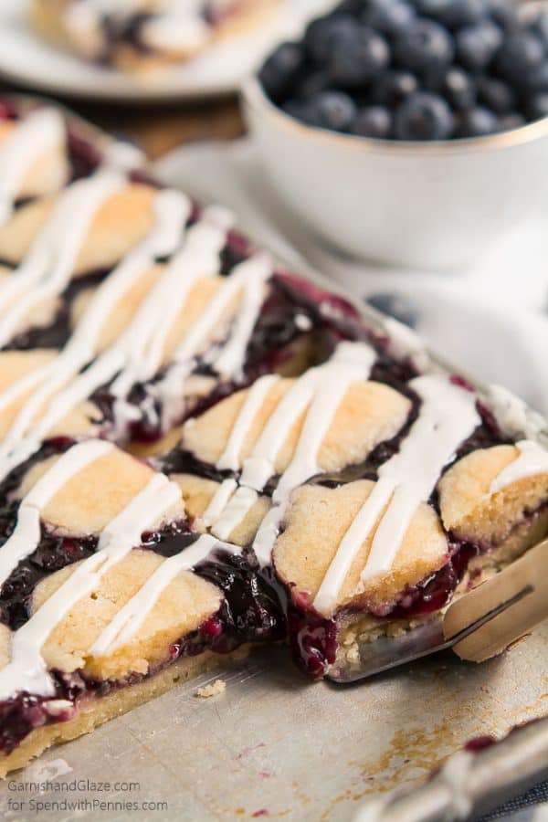 Blueberry Pie Bars - Spend With Pennies