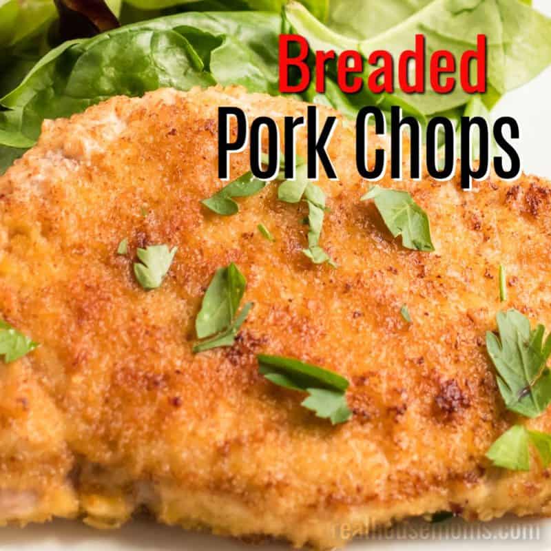fried breaded pork chops
