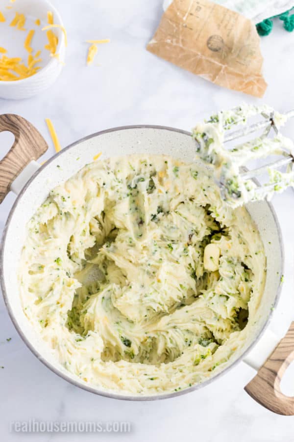 Broccoli Cheddar Mashed Potatoes ⋆ Real Housemoms