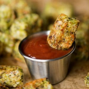 Since broccoli and cheese are one of life's great pairings, combine them into one low carb appetizer like these tasty Broccoli Tots!
