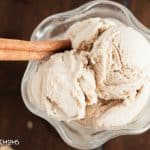 BROWN SUGAR CINNAMON ICE CREAM the perfect way to transition from Summer to Fall, and it makes a tasty accompaniment to your favorite baked goods!