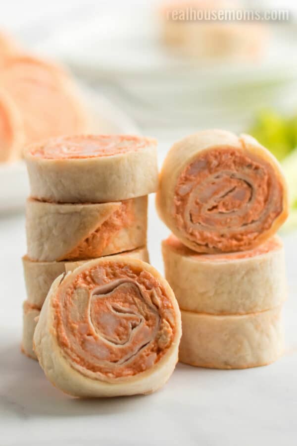 Buffalo Chicken Pinwheels with Video ⋆ Real Housemoms