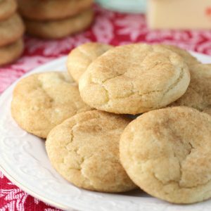Buttered Rum Snickerdoodles are a classic cookie kicked up a notch with the festive flavor of buttered rum. They're bound to become your new favorite cookie!