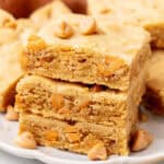 square image of a stack of three butterscotch bars