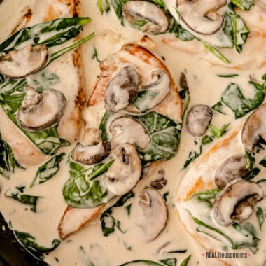 Creamy Chicken Florentine Recipe ⋆ Real Housemoms