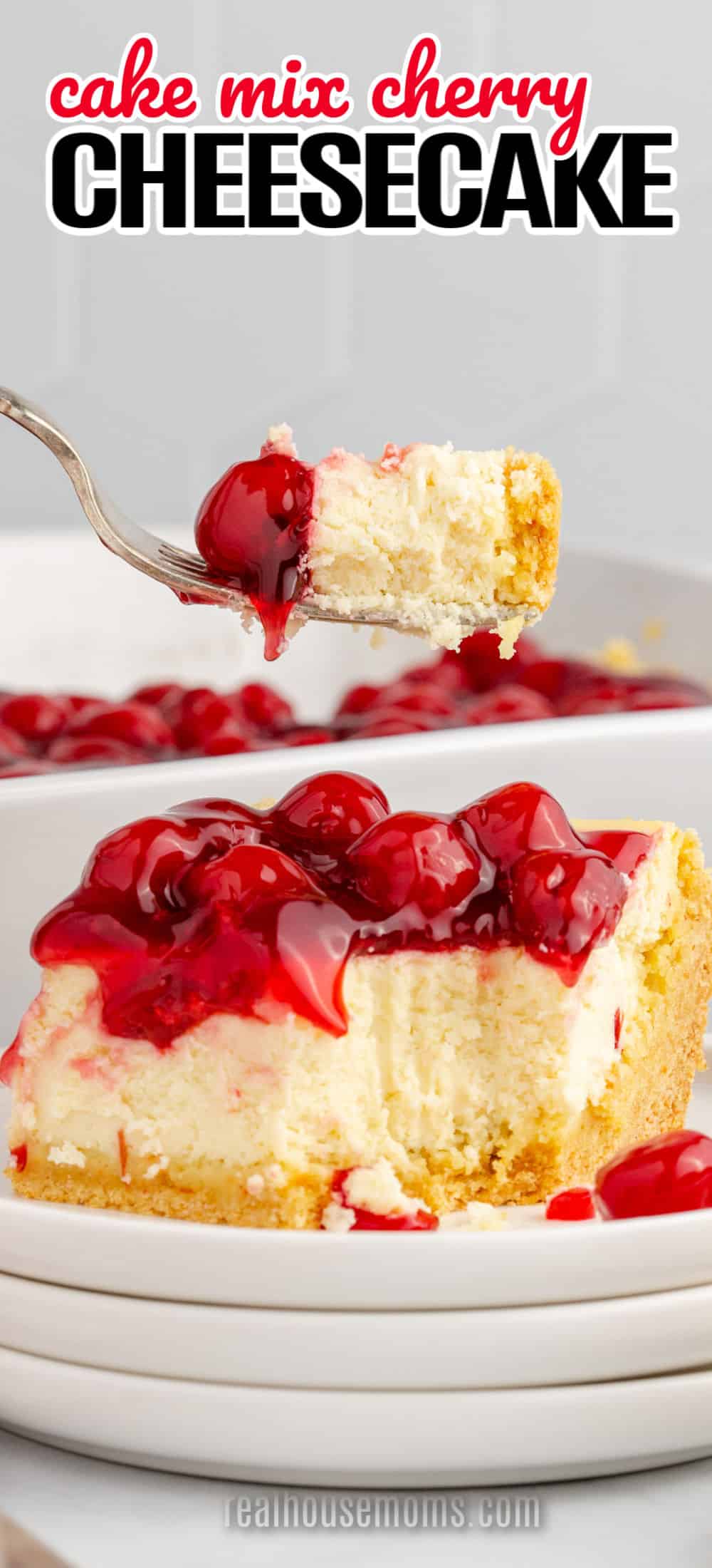 Cake Mix Cherry Cheesecake ⋆ Real Housemoms