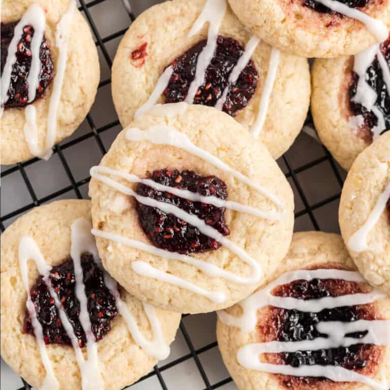 Cake Mix Thumbprint Cookies