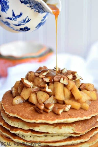Photo inspiration: Gallery Detail: Caramel Apple And Pecan Pancakes Real Housemoms